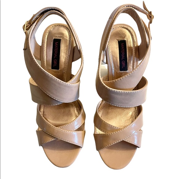 Material Girl Shoes Material Girl Mworshippp Sandals With Glitter